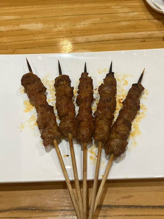Original Lamb Skewers (5 Skewers) 金牌碳烤羊肉串(原味/五串起點)